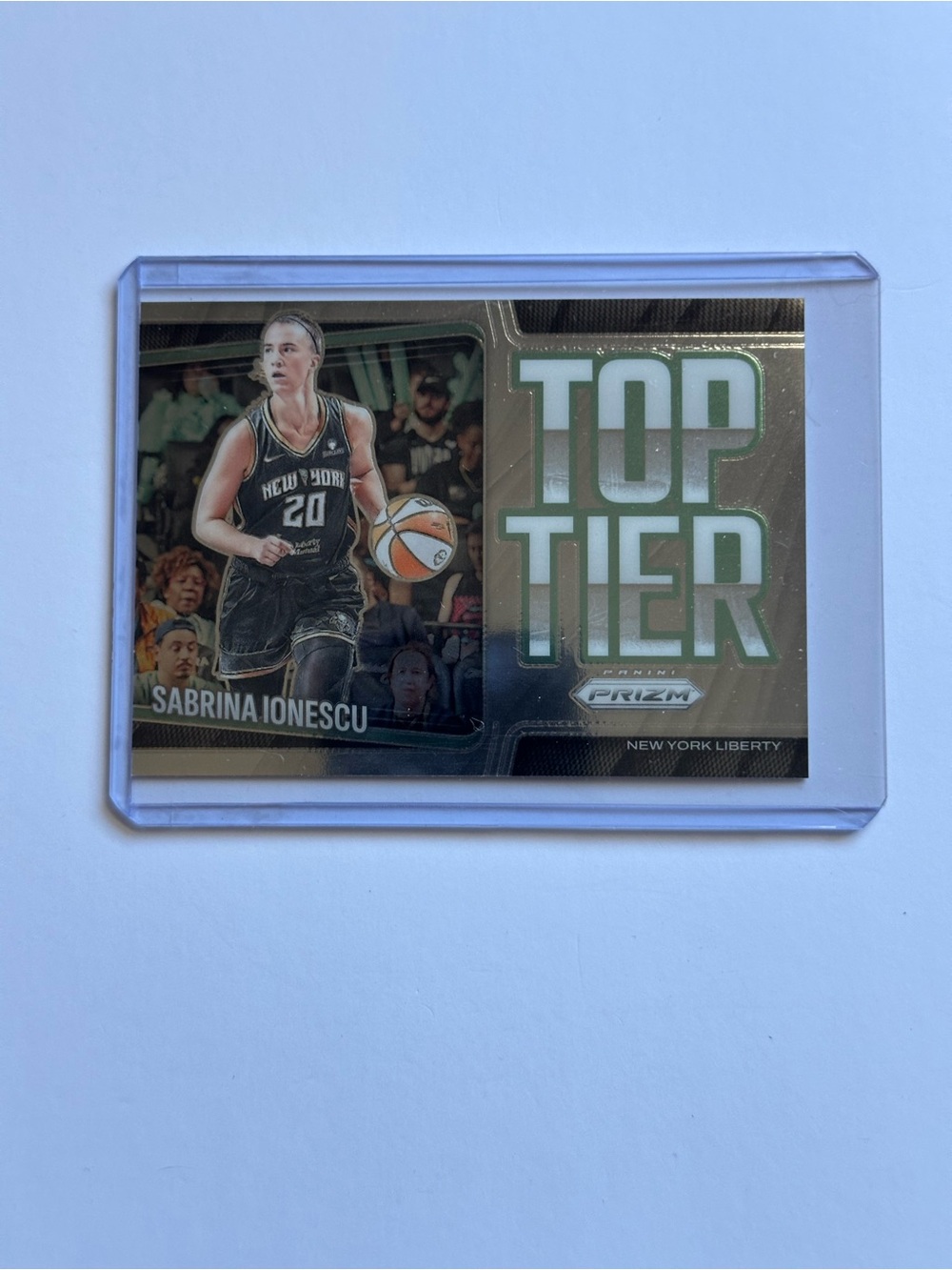 Panini Sabrina Ionescu New York Liberty Black Basketball Card